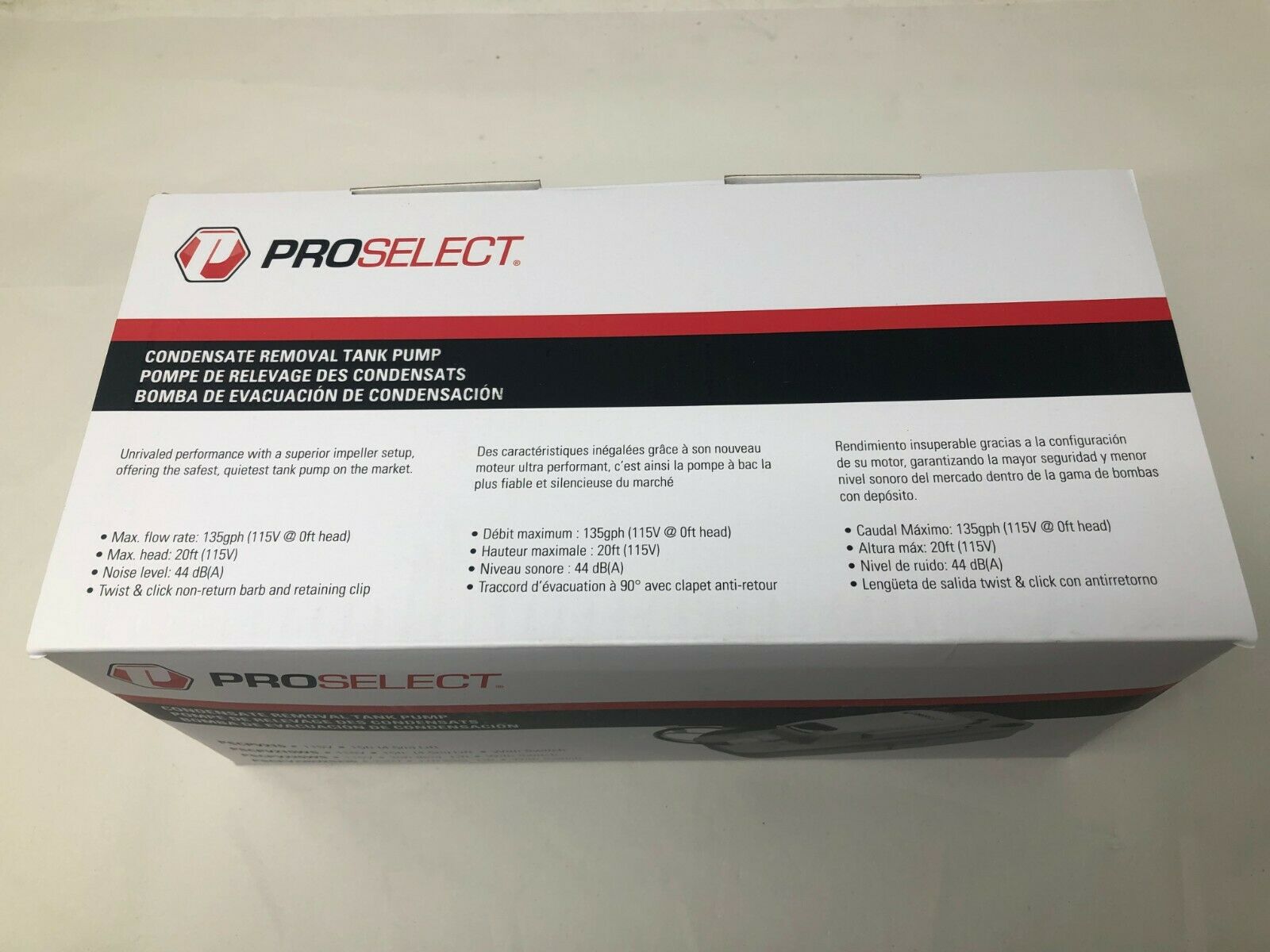 proselect condensate pump red light