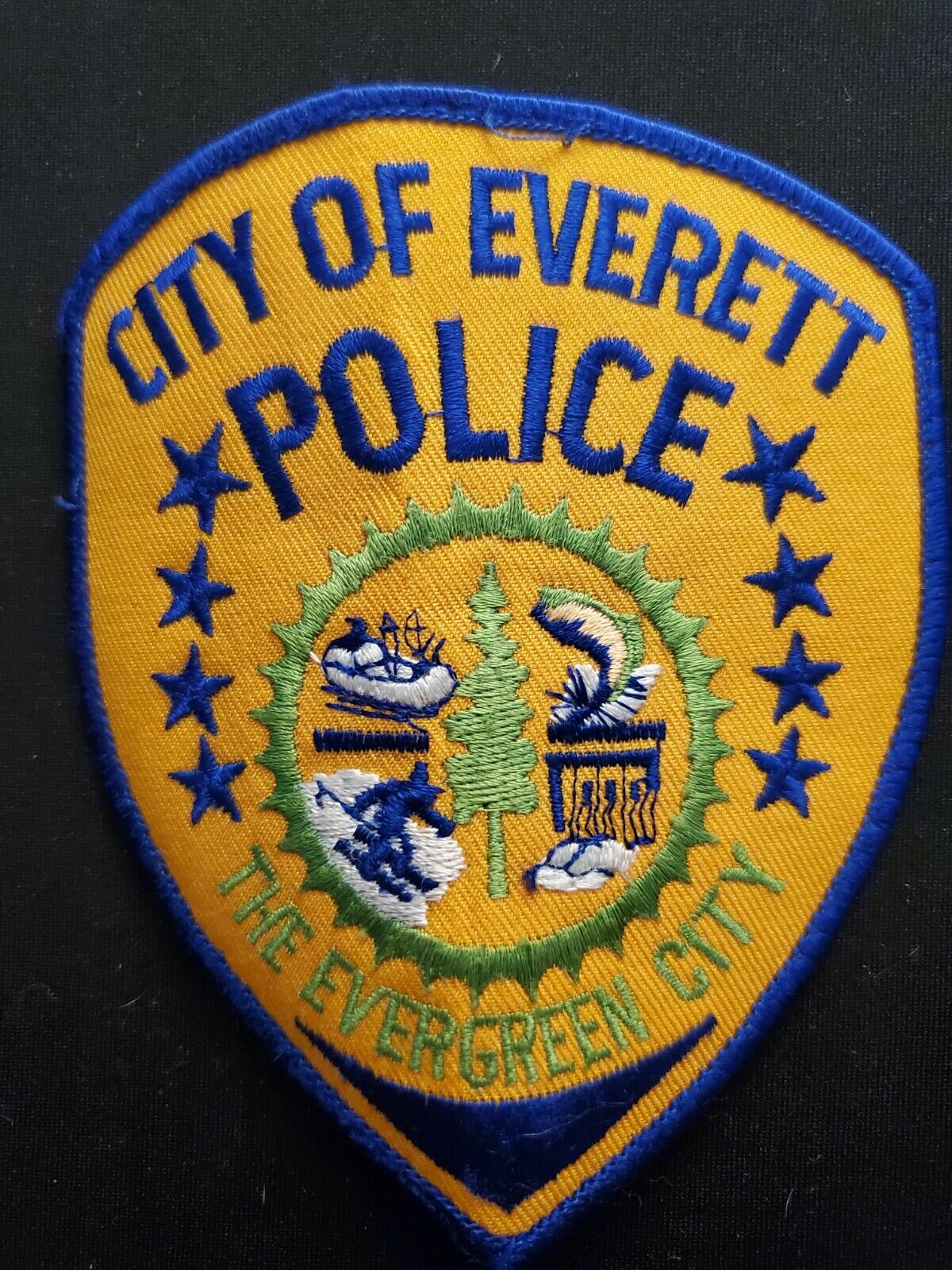 Everett Police Patch Vintage